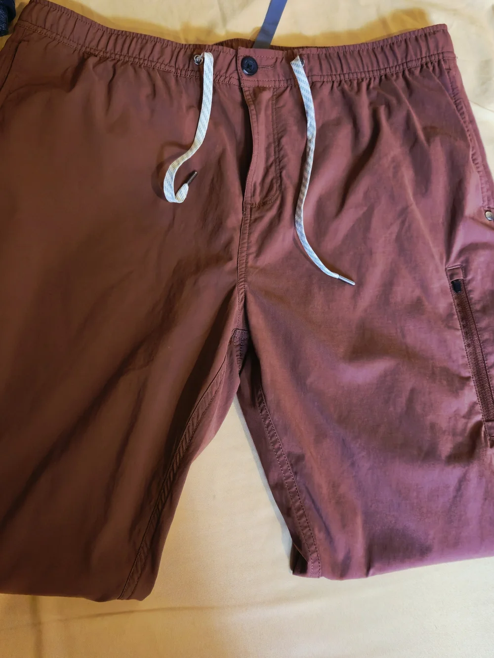 Vuori Men's Ripstop Climber Rust Brown Pants